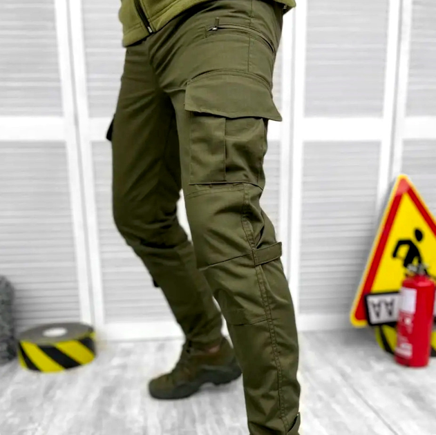 Тактические брюки НГУ Rip Stop 52 Олива - изображение 1