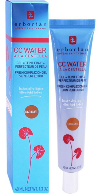 Гель для обличчя Erborian CC Water A La Centella Skin Perfecting Gel Caramel 40 мл (8809255786156) - зображення 1