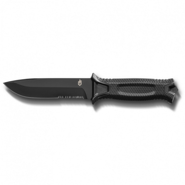 Ніж Gerber Strongarm Fixed Blade Serrated 2000000127675 Чорний - зображення 2