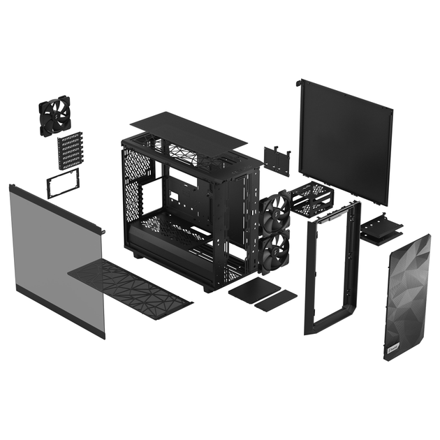 Корпус Fractal Design Meshify 2 Lite Black TG Light Tint (FD-C-MEL2A-03) - изображение 5
