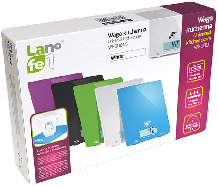 Waga kuchenna Lafe WKS001.5 (LAFWAG44841) - obraz 3