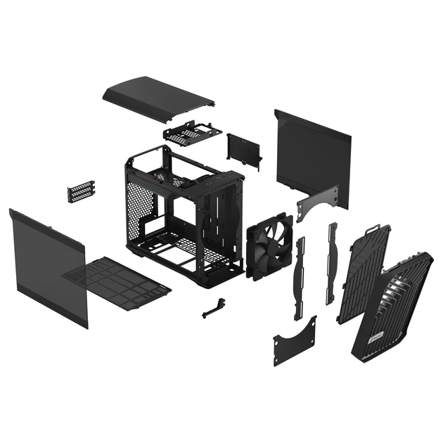 H*◯様 Fractal Design Torrent Nano Black T Корпус Fractal Design Torrent Nano Black TG Dark Tint (FD-C-TOR1N