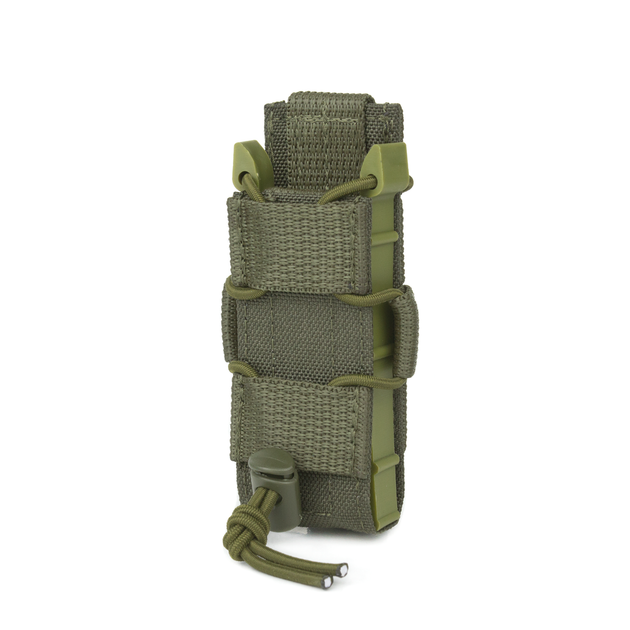 Подсумок для пистолетного магазина Dozen Pistol Magazine Pouch Plastic Frame "Olive" - изображение 1