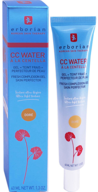 Erborian CC Water A La Centella Skin Perfecting Gel Dore 40ml (8809255786118) - obraz 1