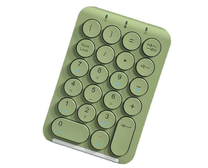 Числовая bluetooth клавиатура BOW 22 клавиши аккумуляторная Зеленая - изображение 2