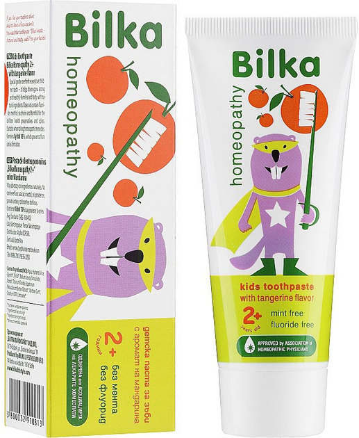 BILKA Homeopathy pasta do zębów dla dzieci 2+ 50 ml (3800032910813) - obraz 1