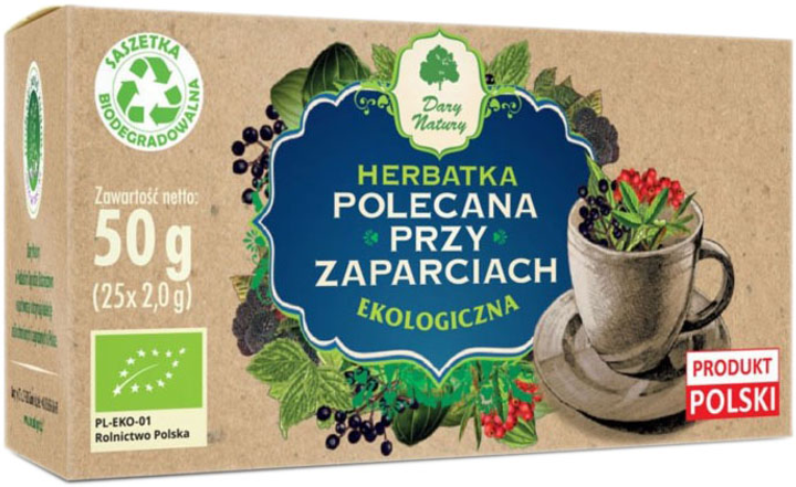 Herbata Dary Natury przy zaparciach 25 x 2 g (5904538033255) - obraz 1