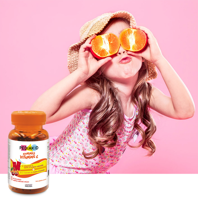 Ведмежуйки Pediakid Вітамін С / GOMMES VITAMINE C - на основі екстракту ацероли (натуральний вітамін С), 60 шт (PK31) - изображение 3
