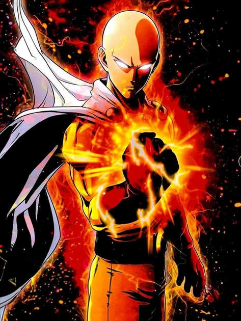 Алмазная Мозаика SHLab Аниме One Punch Man Сайтама Вышивка