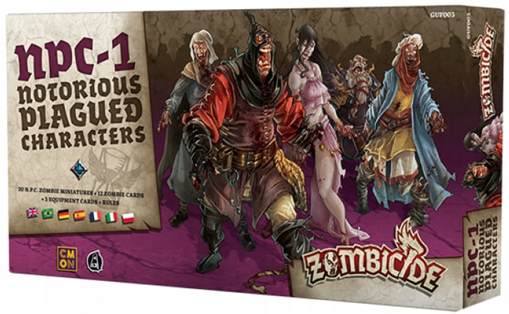 Настільна гра Portal Games Zombicide NPC-1 доповнення до Zombicide: Black Plague (889696001825) - зображення 1