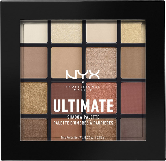 Палітра тіней NYX Professional Makeup Ultimate Shadow Palette 03 Warm Neutrals 24 г (800897017644) - зображення 1