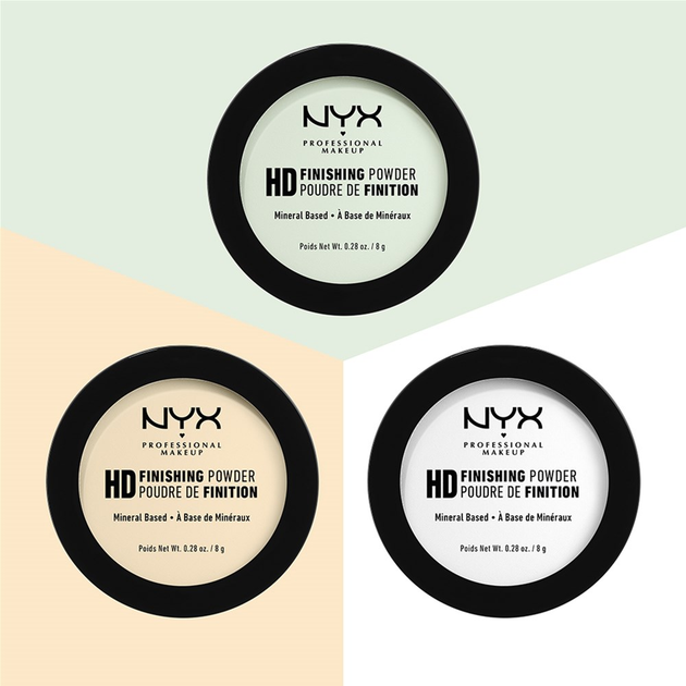Пудра для обличчя NYX Professional Makeup High Definition Finishing 1 Translucent мінеральна 8 г (800897834661) - зображення 5