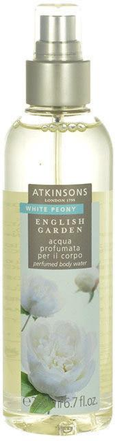 Tester Perfumowany spray Atkinsons English Garden White Peony body mist 200 ml (8002135105249) - obraz 1