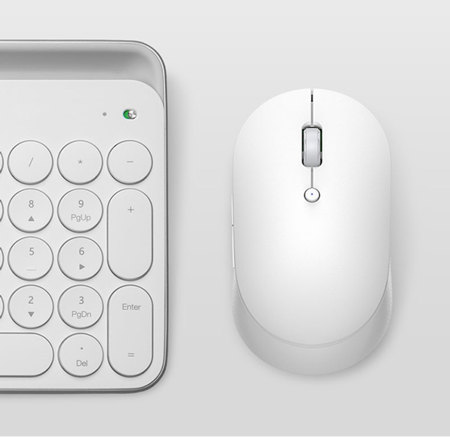 Mysz Xiaomi Mi Dual Mode Wireless Mouse Silent Edition White (HLK4040GL) - obraz 8