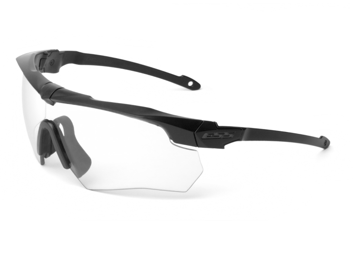 Балістичні, тактичні окуляри ESS Crossbow Suppressor One із лінзою One Clear - прозора Колір оправ: Чорний ESS-EE9007-04 - зображення 2