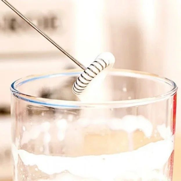Капучинатор миксер для сливок Fuke coffie mixer миксер для молока Салатовый - изображение 2