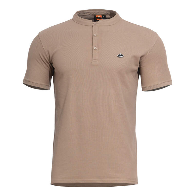 Поло Pentagon LEVANTES HENLEY SHIRT K09025 Medium, Tan Brown - зображення 1