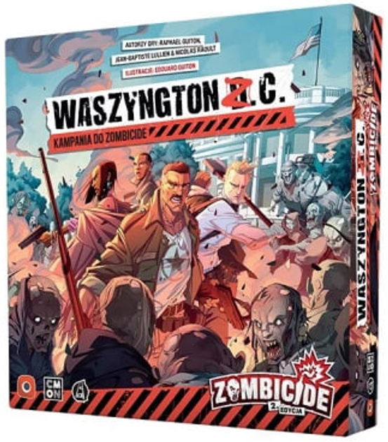 Настільна гра Portal Games Zombicide 2: Washington Z.C. доповнення до Zombicide 2 (5902560384697) - зображення 1