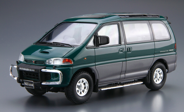 Сборная модель 1/24 автомобиль Mitsubishi PE8W Delica Space Gear '96 Aoshima 06140 - изображение 2