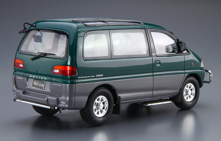 Сборная модель 1/24 автомобиль Mitsubishi PE8W Delica Space Gear '96 Aoshima 06140 - изображение 3