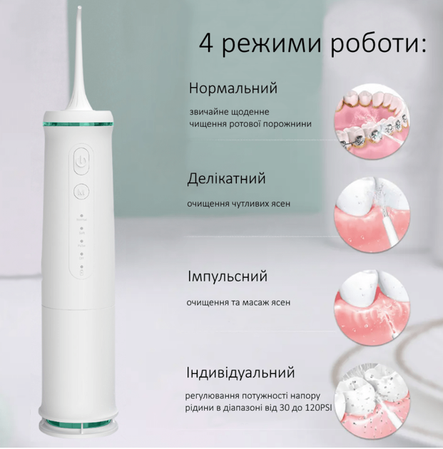 Іригатор HBcare BV-608 (white) - изображение 5