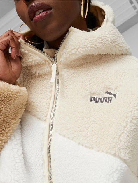 Полушубок женский Тедди Puma Big Cat Hooded Sherpa Jacket 67537087