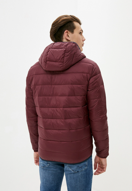 Куртка Jack & Jones JJEMAGIC PUFFER HOOD STS S Бордовый 12173751PortRoyale - изображение 2