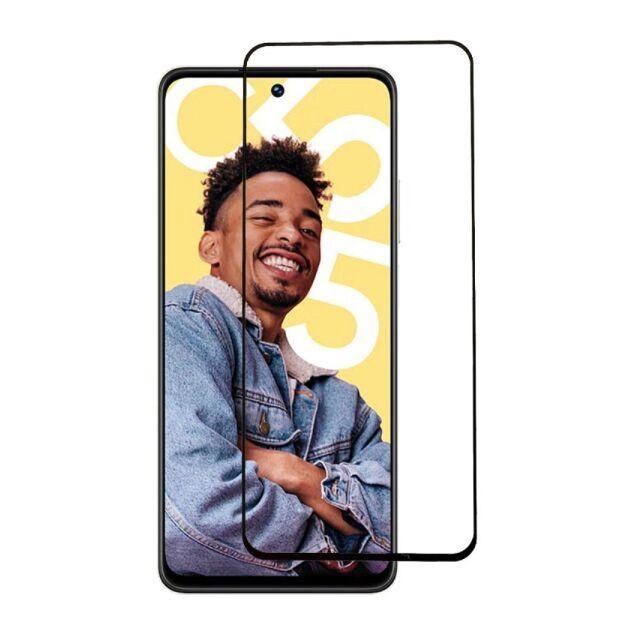 Защитное стекло LUX для Realme C55 черный Full Сover Full Glue 0,3 мм - изображение 2