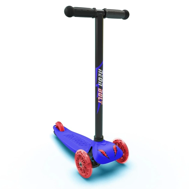 Самокат дитячий Yvolution Neon Bolt Синій (810012242639) - зображення 3