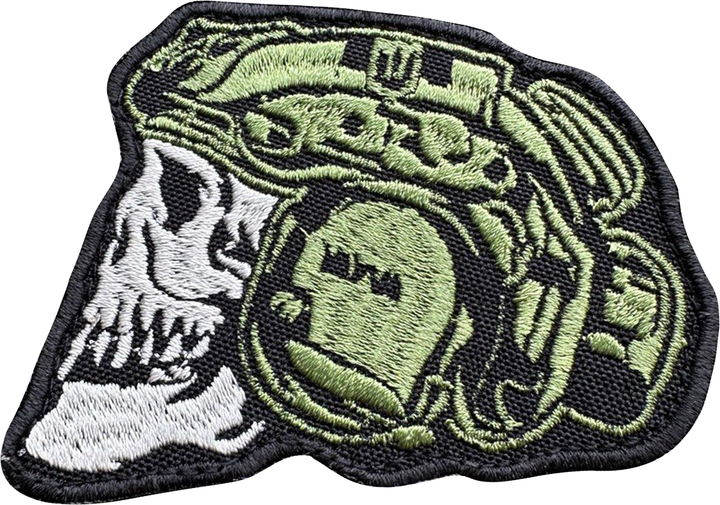 Військовий шеврон Shevron.patch 8.5 x 7 см Чорно-зелений (12-568-9900) - зображення 1