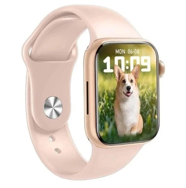 Умные Cмарт-часы Smart Watch 8 серии GS8 Mini 41mm с безрамочным дисплеем и украинским языком Золотой - изображение 2