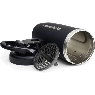 Шейкер спортивний SmartShake Reforce Stainless Steel 30oz/900ml Black (11150103) - Фото 6 Шейкер спортивний SmartShake Reforce Stainless Steel 30oz/900ml Black (11150103) - зображення 6