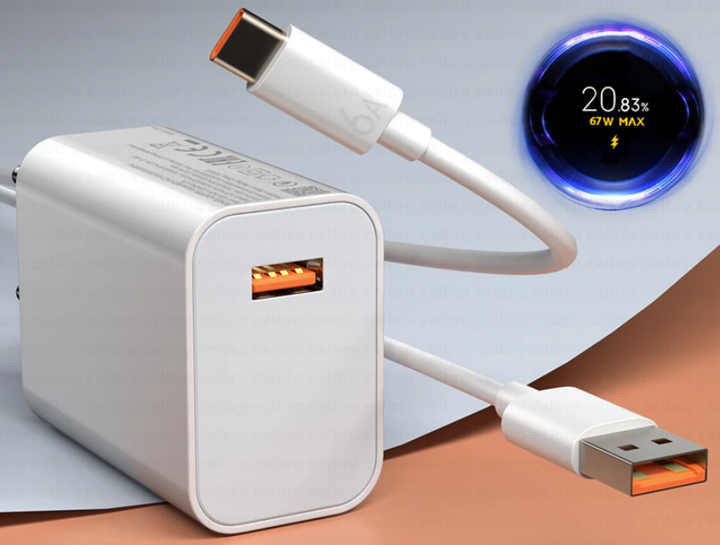 Зарядное устройство+кабель Mi Turbo Charge 67W USB Power Adapter для Xiaomi (017091) (white) - Фото 7 Зарядное устройство+кабель Mi Turbo Charge 67W USB Power Adapter для Xiaomi (017091) (white) - изображение 7