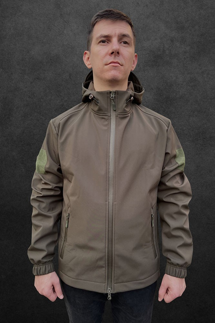 Куртка Тактическая Softshell Tactic (Олива) 52 - изображение 1