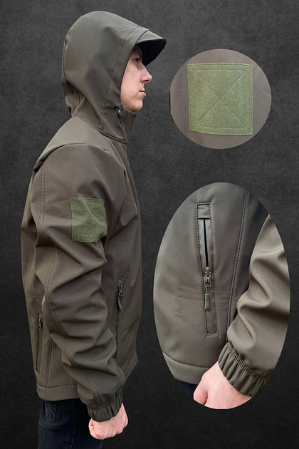 Куртка Тактична Softshell Tactic (Олива) 60 - зображення 2