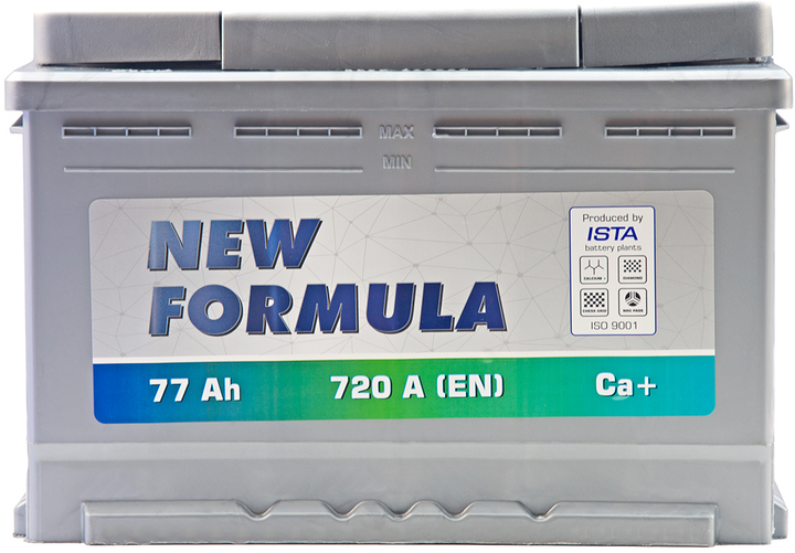 MILKت Автомобильный аккумулятор New Formula 77 Ач Ев (-/+) 720 EN