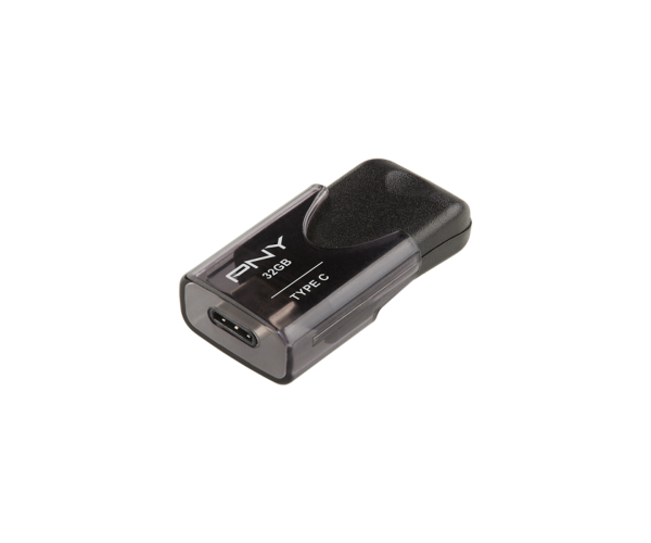 Пам`ять USB Flash PNY 32 GB Elite Type-C USB 3.1 Black, Retail - Фото 1 Пам`ять USB Flash PNY 32 GB Elite Type-C USB 3.1 Black, Retail - изображение 1
