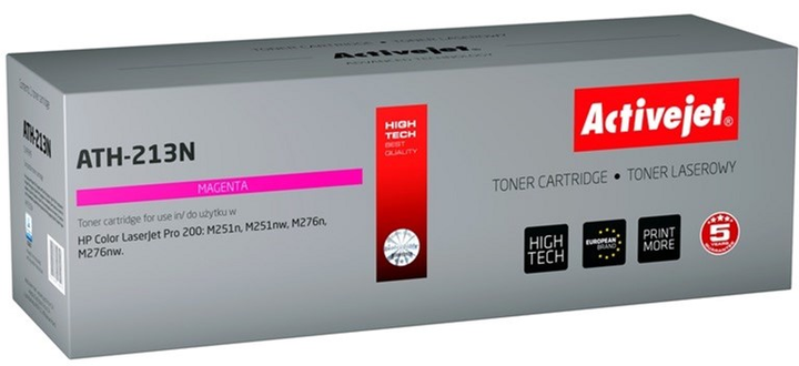 Toner Activejet Supreme do HP 131A CF213A, Canon CRG-731M Magenta (ATH-213N) - obraz 1