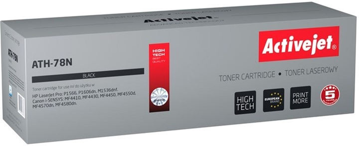 Toner Activejet Supreme do HP 78A CE278A, Canon CRG-728 Black (ATH-78N) - obraz 1