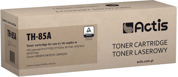 Toner ACTIS Standard TH-85A do HP 85A CE285A, Canon CRG-725 Black - obraz 1