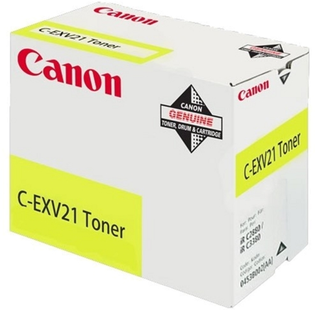 Картридж Canon C-EXV21 0455B002 Yellow - зображення 1