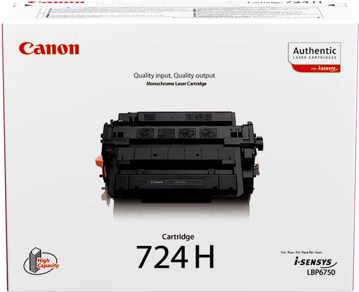 Toner Canon CRG-724H 3482B002 Black - obraz 1