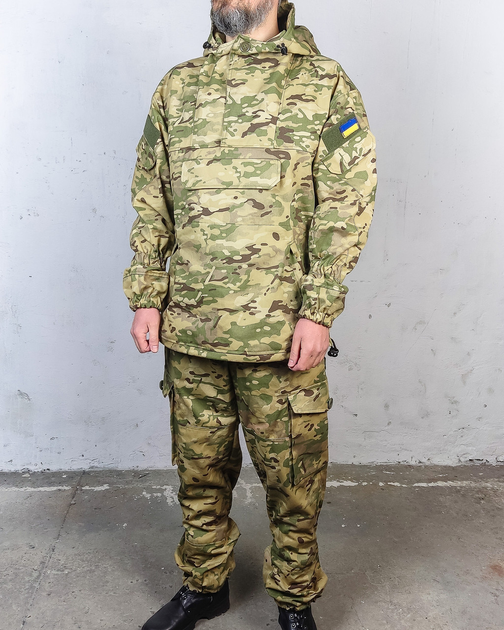 Куртка парка анорак военная форма хлопок 100% камуфляж multicam MTP 48-50, зріст 3/4 - изображение 2