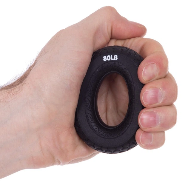 Еспандер кістьовий кільце JELLO FI-2524 нагрузка 35кг Black - Фото 5 Еспандер кістьовий кільце JELLO FI-2524 нагрузка 35кг Black - зображення 5