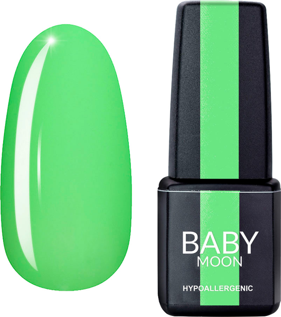 Гель лак Baby Moon Perfect Neon Gel polish № 011 светло-салатовый 6 мл ...
