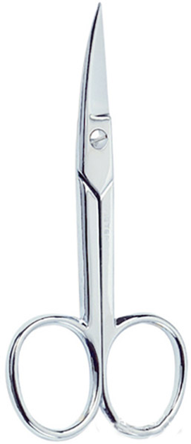Ножиці манікюрні для нігтів Beter вигнуті хромовані 9 см (8412122340469) - зображення 1