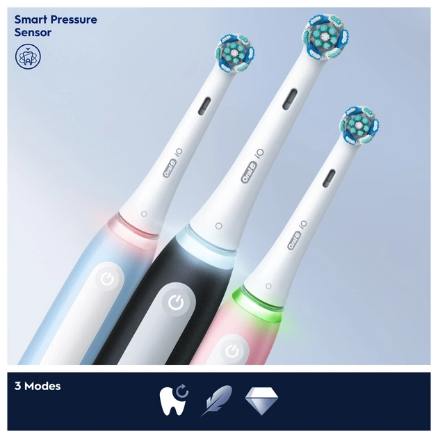 Електрична зубна щітка Oral-B iO 3 Pink (8006540731222) - зображення 5