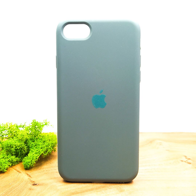 Чехол Silicone Case Матовый для iPhone SE2020 Blue Green – фото, отзывы ...