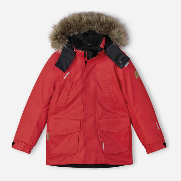 Акція на Дитяча зимова термо куртка-парка для дівчинки Reima Serkku 531354-3880 128 см від Rozetka
