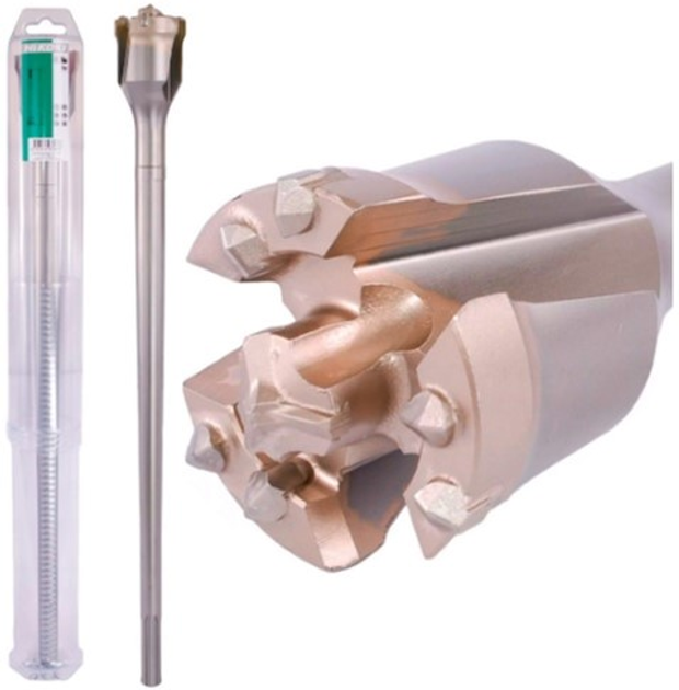 Туннельный бур HiKOKI SDS-max 65 х 990 мм TCT цельная конструкция ...